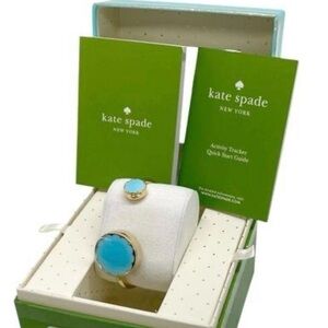 kate spade turquoise and gold cuff bracelet
